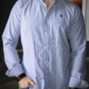 Camisa de Rayas Azul, Cielo FOR3351 — vista frontal