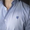Camisa de Rayas Azul, Cielo FOR3351 — vista posterior