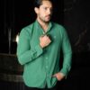Camisa Dryflex verde bandera FOR3356 — vista frontal