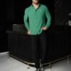 Camisa Dryflex verde bandera FOR3356 — vista posterior