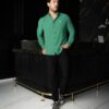Camisa Dryflex verde bandera FOR3356 — detalle
