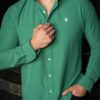 Camisa Dryflex verde bandera FOR3356 — vista lateral