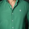 Camisa Dryflex verde bandera FOR3356 — detalle de tela