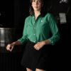 Camisa Dryflex verde bandera FOR3357 — vista posterior