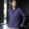 Camisa Dryflex morado FOR3358 — vista frontal