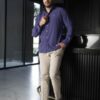 Camisa Dryflex morado FOR3358 — detalle