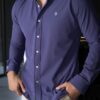 Camisa Dryflex morado FOR3358 — detalle de tela