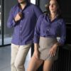 Camisa Dryflex morado FOR3358 — imagen 8