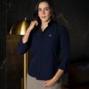 Camisa Dryflex Force azul marino FOR3363 — vista frontal