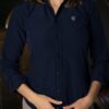 Camisa Dryflex Force azul marino FOR3363 — detalle de tela