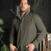 Camisa Dryflex Force verde militar FOR3364 — vista posterior