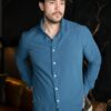 Camisa Dryflex Force azul zafiro FOR3366 — vista frontal