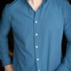 Camisa Dryflex Force azul zafiro FOR3366 — vista lateral