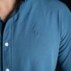 Camisa Dryflex Force azul zafiro FOR3366 — detalle de tela