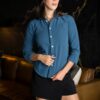Camisa Dryflex Force azul zafiro FOR3367 — detalle