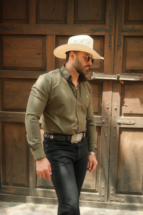 Camisa Dryflex color verde militar | FOR3127