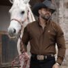 Camisa Dryflex Cafe FOR3175 — vista frontal