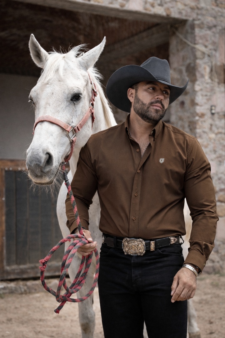 Camisa Dryflex Cafe FOR3175 — vista frontal