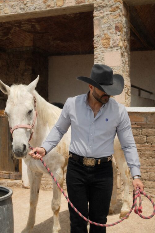 Camisa Dryflex Gris FOR3302 — vista frontal