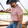Playera rosa TS113 — vista frontal