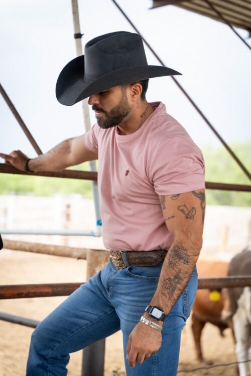 Playera rosa TS113 — vista frontal