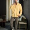 Camisa de cuadros amarillo FOR3396 — vista posterior