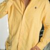 Camisa de cuadros amarillo FOR3396 — detalle