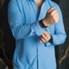 Camisa Dryflex Baby Blue FOR3406 — en modelo
