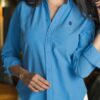 Camisa Dryflex celeste FOR3407 — vista lateral