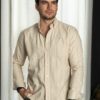 Camisa de rayas Terracota FOR3414 — vista frontal