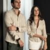 Camisa de rayas Terracota FOR3414 — vista alternativa