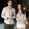 Camisa de rayas Vintage Gris FOR3418 — imagen 8