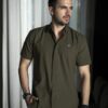 Camisa Dryflex de manga corta Verde Militar | FOR3225 - Imagen 3