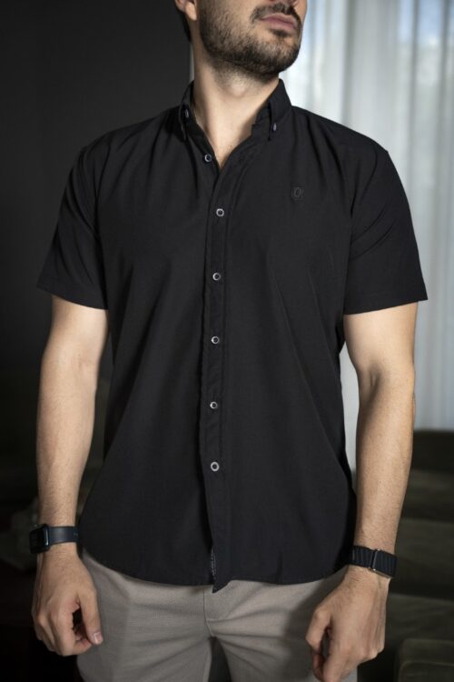 Alternative view of Camisa Dryflex de manga corta Negra | FOR3226
