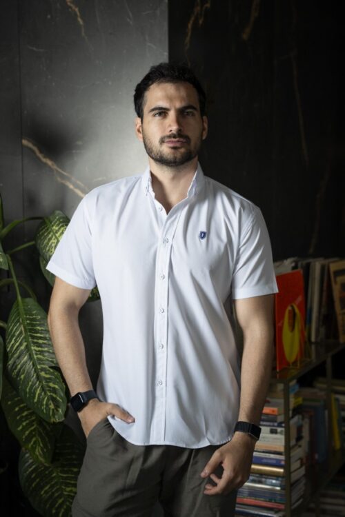 Camisa Dryflex de manga corta Blanca | FOR3227