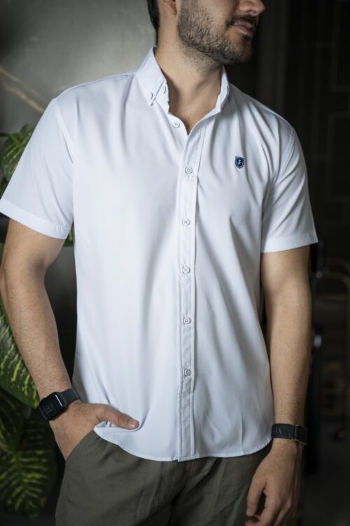 Alternative view of Camisa Dryflex de manga corta Blanca | FOR3227