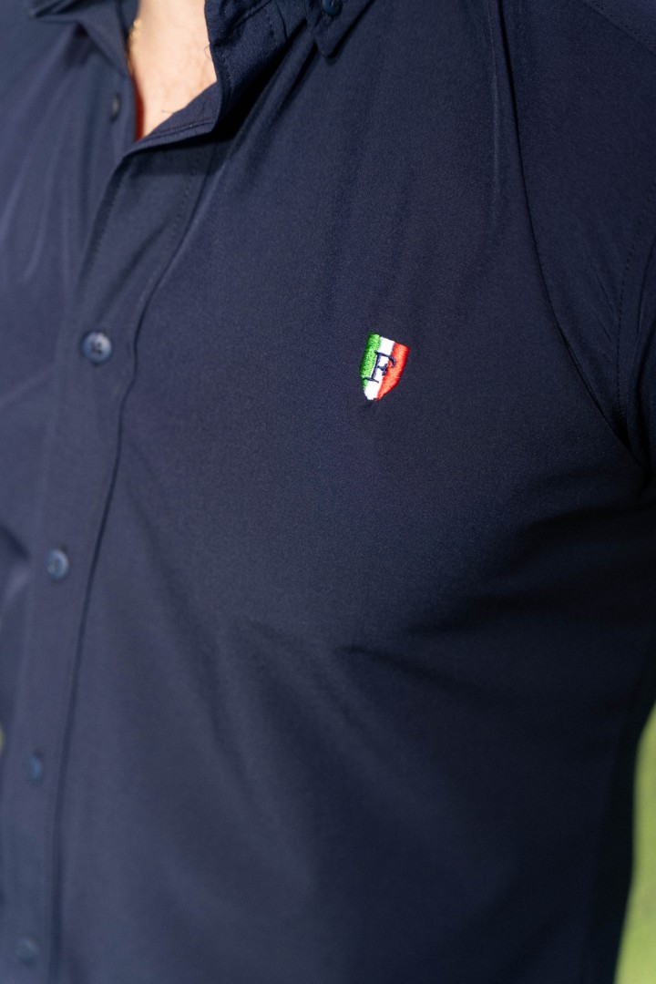 Camisa Dryflex Azul Marino World Cup FOR3426 — vista posterior