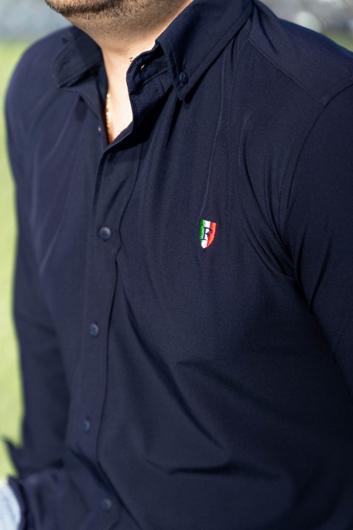 Camisa Dryflex Azul Marino World Cup FOR3426 — detalle