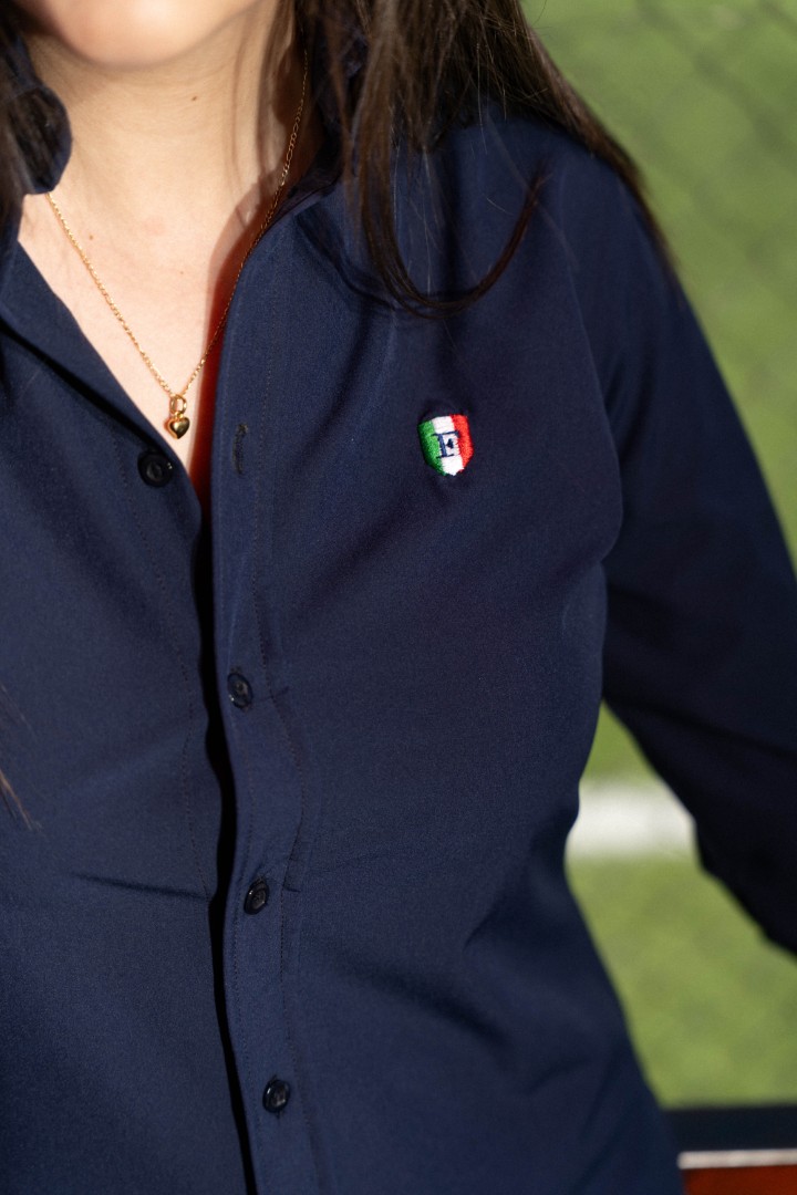Camisa Dryflex Azul Marino World Cup FOR3427 — vista posterior