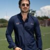 Camisa Dryflex azul marino World Cup FOR3428 — vista lateral