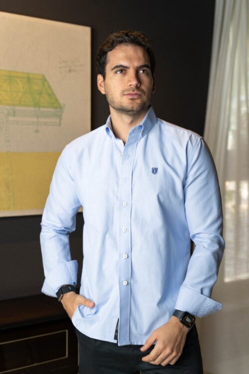 Camisa básica Azul Cielo | FOR3432