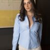 Camisa básica azul cielo | FOR3433 - Imagen 3