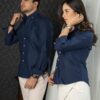 Camisa básica azul marino | FOR3445 - Imagen 6