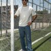 Playera Oversize Hueso World Cup OV5011 — vista lateral