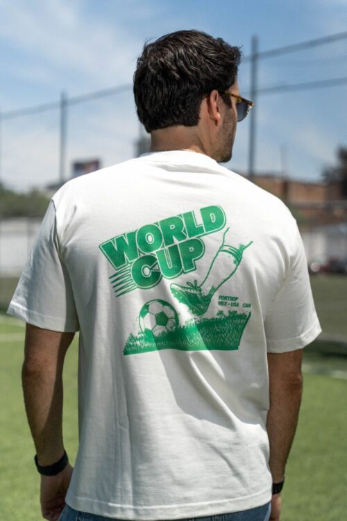Playera Oversize Hueso World Cup | OV5012