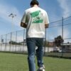 Playera Oversize Hueso World Cup OV5012 — detalle