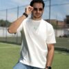 Playera Oversize Hueso World Cup OV5012 — vista lateral