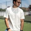 Playera Oversize Hueso World Cup OV5012 — en modelo