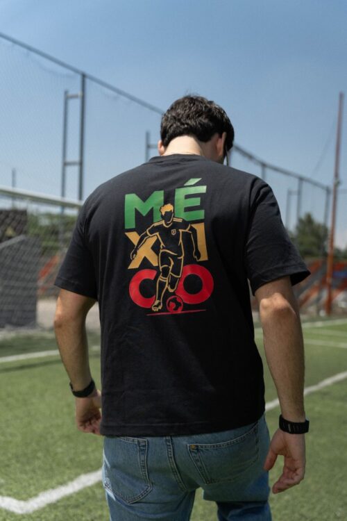 Playera Oversize Negra World Cup | OV5013