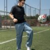 Playera Oversize Negra World Cup OV5013 — detalle